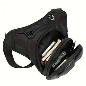 Men's Waterproof Motorcycle Riding Backpack, Chest Waist Leg Bag, Outdoor Sports Travel Accessories, Latest Design for Bikers, Waterproof Belt Bag, Waterproof Fanny Packs, Bumbag