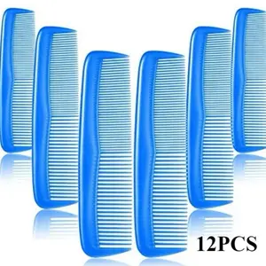 12 Peines/Set, Peines Antiestáticos, Peines de Bolsillo Portátiles, Peines de Peinado, Fáciles de Transportar, Disponibles en Varios Colores, Compactos y Ligeros, Adecuados para Viajes, Esenciales para el Peinado.