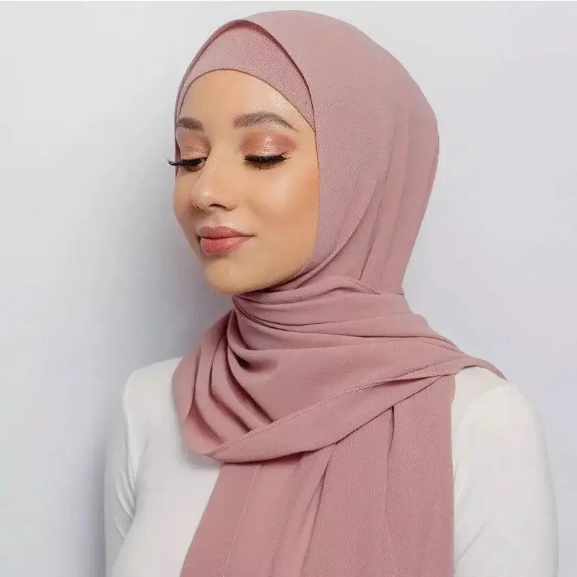 HIJAB & CAP set chiffon scarves and undercap jersey set shawl matching set