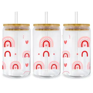 Boho valentine day libbey cup