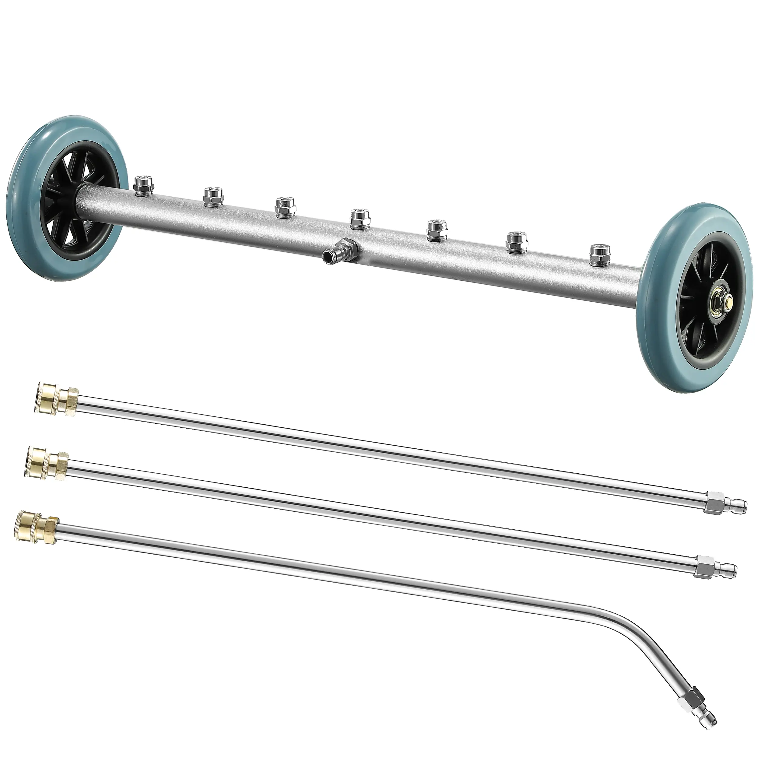 RIDGE WASHER Pressure Washer Undercarriage Cleaner 24 Inch with 3 Count Extension Wands, 4000 PSI, Convenient for Various Vehicles, DealsForYouDays, Power Washer, High Pressure Washer