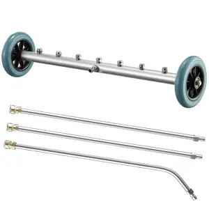 RIDGE WASHER Pressure Washer Undercarriage Cleaner 24 Inch with 3 Count Extension Wands, 4000 PSI, Convenient for Various Vehicles, ChristmasGift