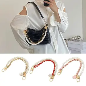 26cm Bag Extension Chain Replacement Purse Chain Shoulder Crossbody Bag Short Strap For Clutch Handbag Handle Metal Key Chain