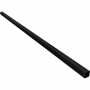 212 MAIN 1 in. Invent Training Table Base Stiffener Support Bar, Black, for 60 in. Tabletop, fits 60 in. top