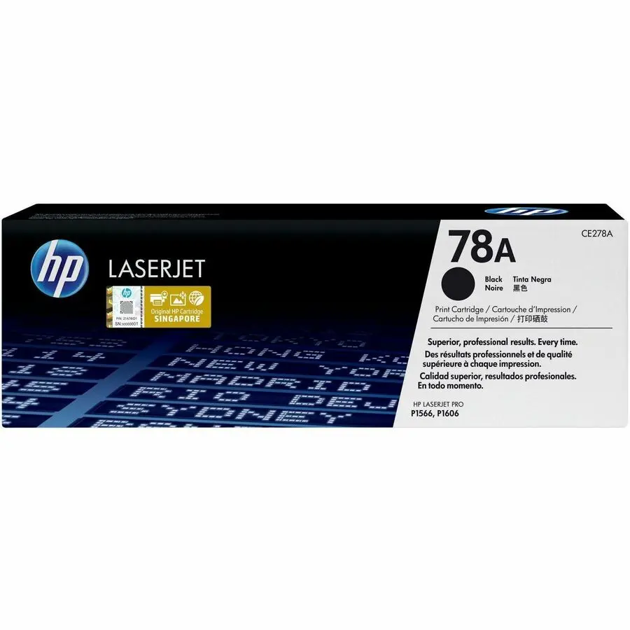 HP 78A (CE278A) Black Original LaserJet Toner Cartridge