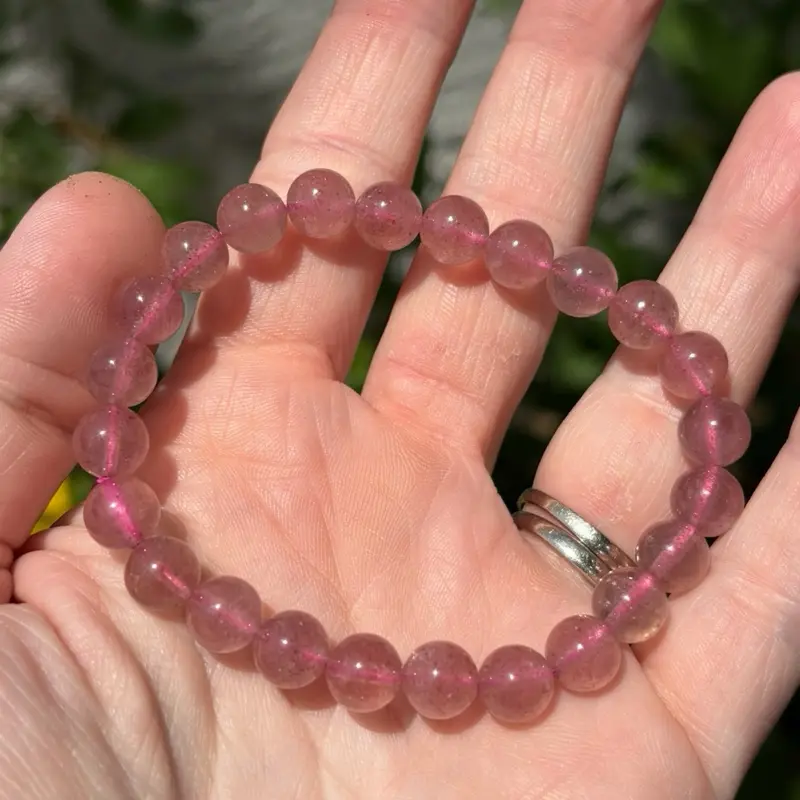 Strawberry Quartz Bracelet
