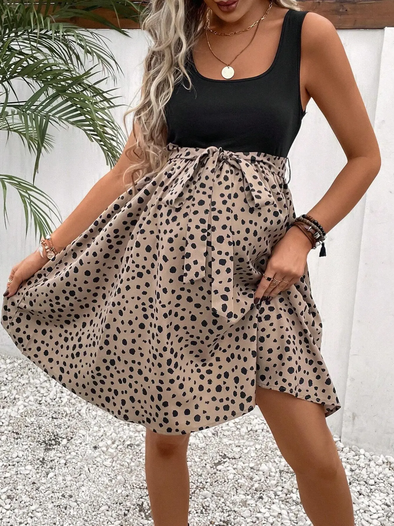 Summer casual slip dress for pregnant women, comfortable short maternity dress for summer, Sleeveless Maternity, Maternity Summer Clothes