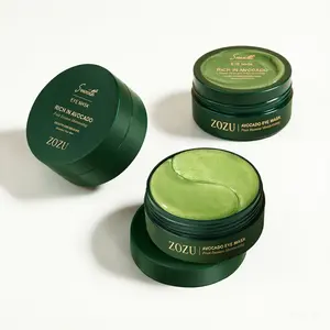 ZOZU Avocado + Centella Hydrogel Eye Masks (60 Pads/30 Pairs) - Deep Hydration & Anti-Wrinkle for Dark Circles, Puffy Eyes & Dry Skin - Soothing Skincare Gift, Contour, Under Eye Care use