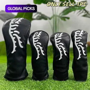 Tiger Pattern Golf Club Head Cover, 1 Set Waterproof & Durable Golf Club Protective Cover, Golf Pack Golf Accessories for Golf Fans, Family, and Friends #GLOBAL PICKS