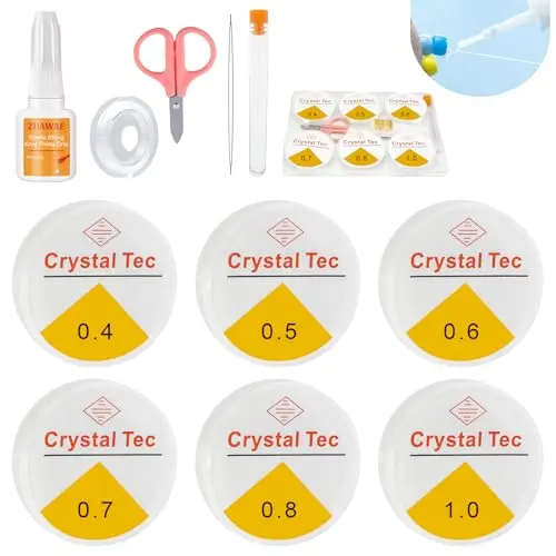 0.4mm 1mm Elastic String with Jewelry Gl