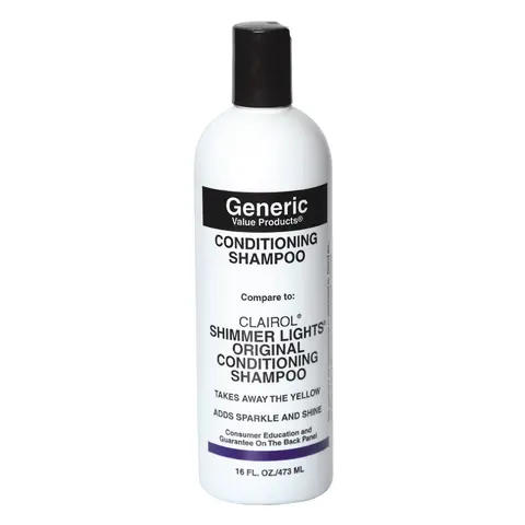 Generic Value Products Conditioning Purple Shampoo, Tones Down Brassiness, Brightens and Refreshes Faded Highlights, Removes Yellow Tones