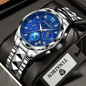Men's Watch Chronograph Business DressQuartzStainless Steel Water Resistant Luminous DateWristwatch,Design Watch,Fashion Watch