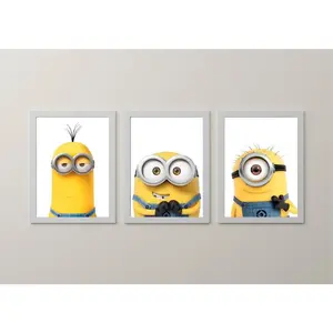 Set of 3 Poster, Minions Wall Decor | Minions Gift | Playroom Décor