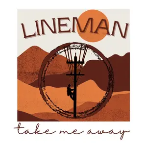 Linemen take me away 3x3 sticker