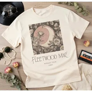 Vintage Fletwod Band Shirt, Retro Music Rock Band T-Shirt, Rock Band Music Gift for Men & Women