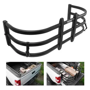 VEVOR Aluminum Extendable Truck Bed Extender, Retractable Tailgate Extender with 51.6"-64" Adjustable Length, Multiple Fitments for Ridgeline, Tacoma, Gladiator, Colorado/Canyon, Frontier, Ranger