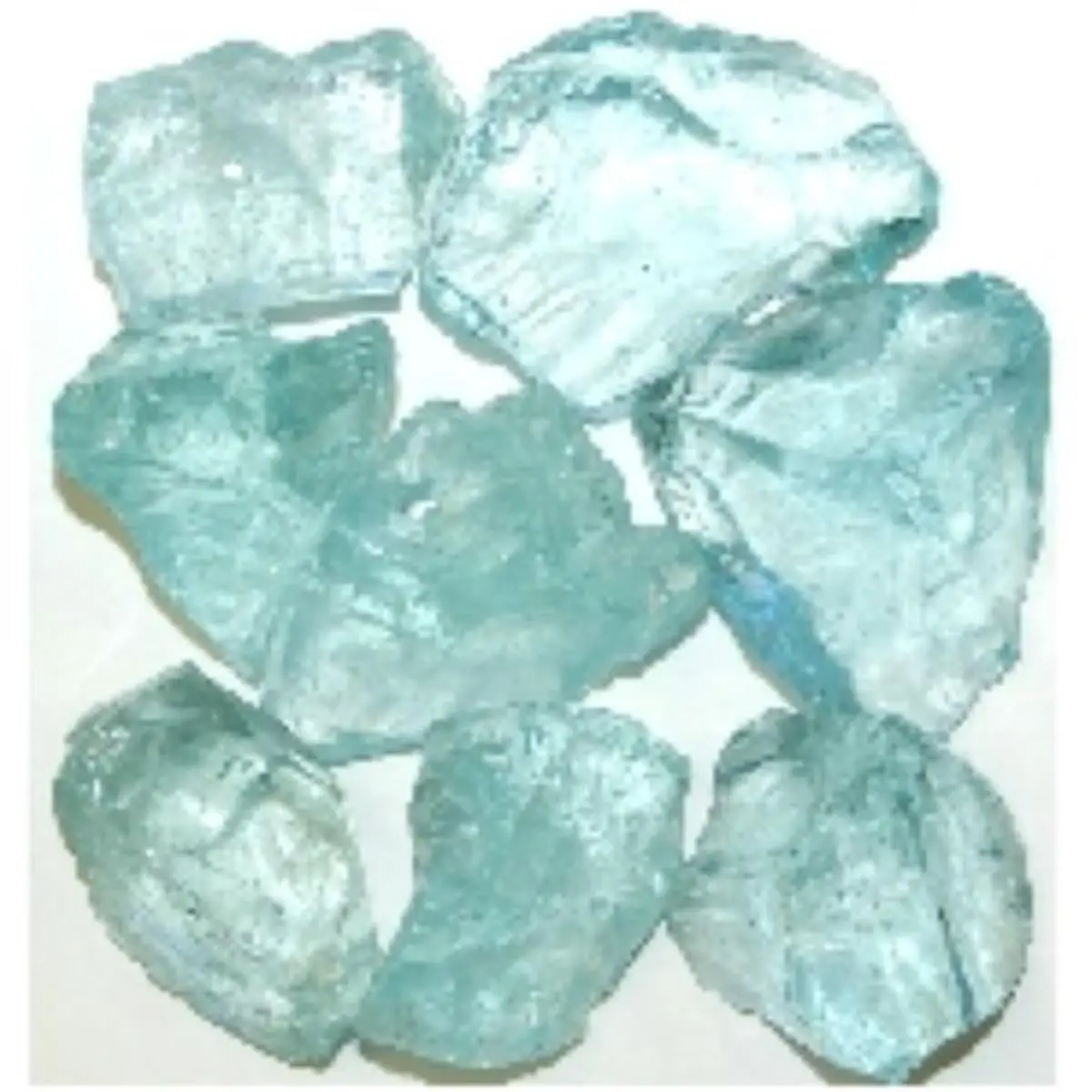 100% Recycled Tumbled Chunky Landscape Glass - Eco-Friendly Medium (0.5-1 in. Precise Sizing) Crystal Teal Fish Tank Decoration for DIY Projects, 3 lbs - LCRTEALM-3, 100% Recycled Glass