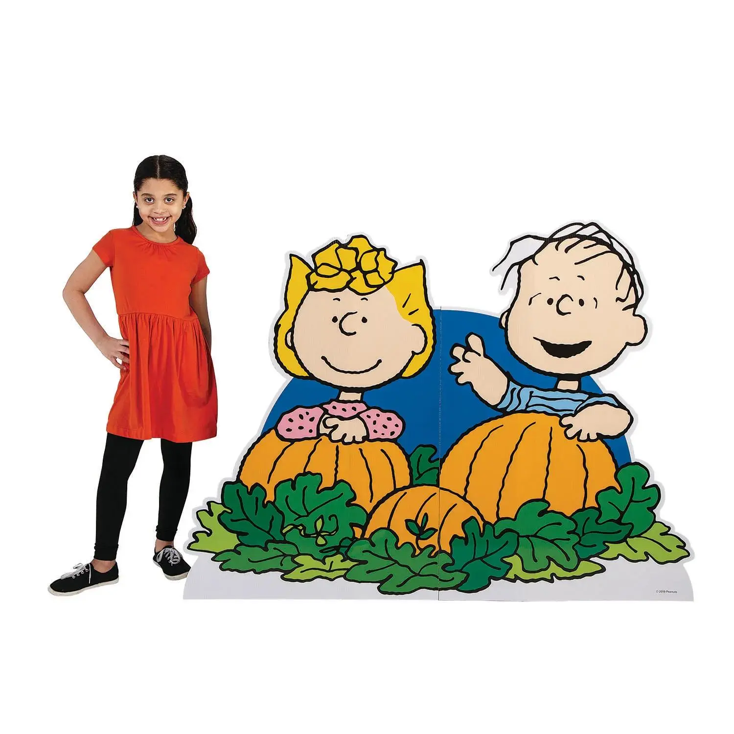 Peanuts Linus & Sally Halloween Life-Size Cardboard Cutout Stand-Up, 44"