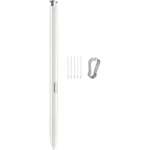 SPen Compatible with Samsung Galaxy Note 10 / Note 10 Plus/Note 20 / Note 20 Ultra / S23 Ultra / S24 Ultra / S25 Ultra – S Pen Replacement Stylus (Non-Bluetooth) with Free 4 Tips & Tweezers – White