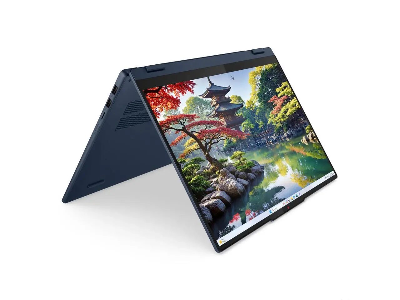Lenovo IdeaPad 5 16IAL10 83KS0012US 16" Touchscreen Convertible Notebook - Intel Core Ultra 7 255U - 16 GB - 1 TB SSD - Windows 11 Home - Webcam - Wi-Fi 6E - Cosmic Blue