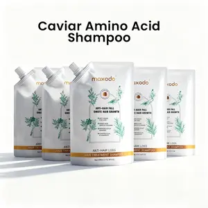 【Buy 1 Get 1 Free】Maxodo Anti-Hair Fall Treatment Shampoo 300ML - Caviar Extract & Ceramide NP for Scalp Biorepair, Sulfate-Free Gentle Cleansing, Intense Hydration for All Hair Types