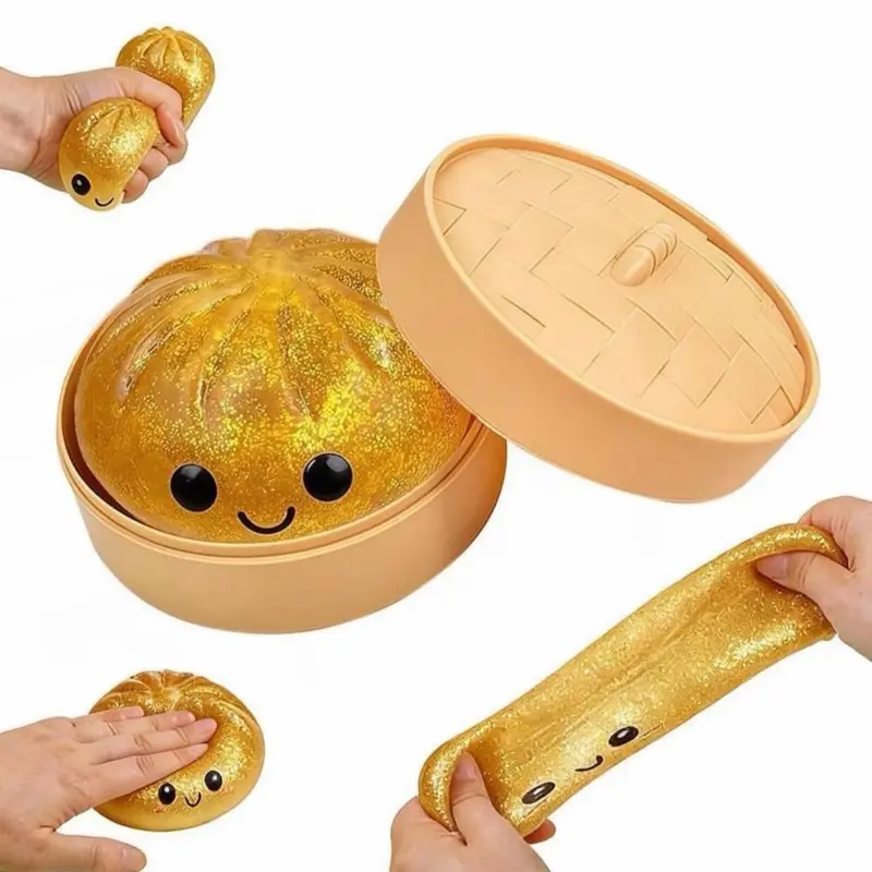 Gold Glitter Dumpling