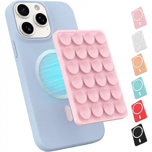 Magnetic Phone Stand for Magsafe Cases, Silicone Octopus Cup Holder, Phone Holders, iPhone Sticky Grip, Detachable Hands-Free Selfie/vidio, Tiktok Influencer Live Stream