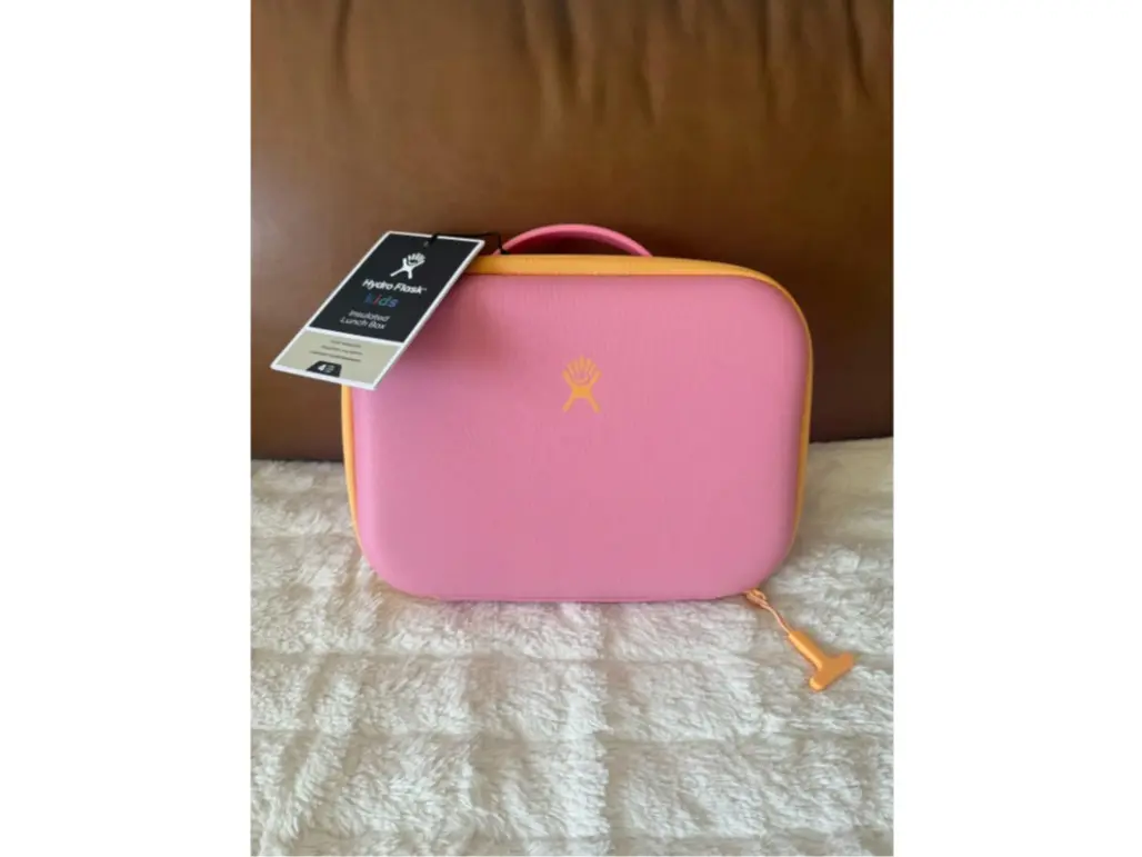 Hydro Flask Kids' Insulated 5L Lunch Box - Dahlia Pink, Child-Friendly Non-Toxic Kitchenware Lunch Container, Child-Friendly Lunch Boxes, Non-Toxic Lunch Boxes