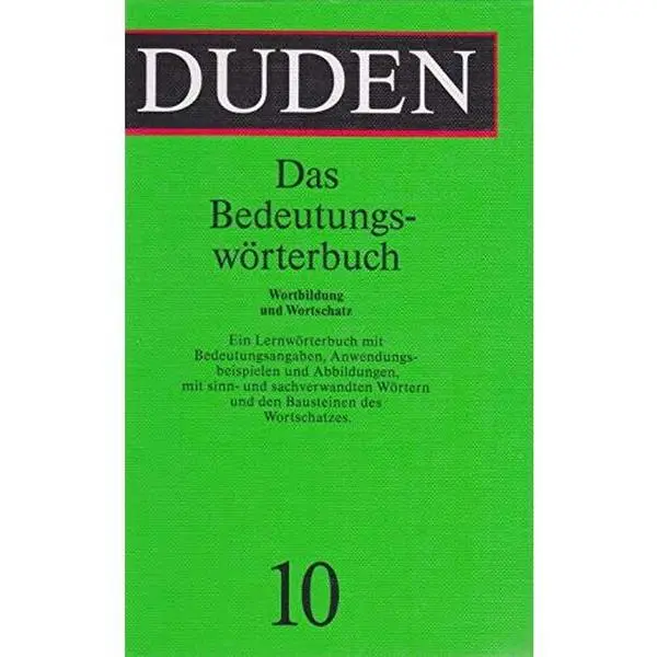 USED-Duden Bedeutungsworterbuch (Duden 10) by Dudenredaktion (Hardcover)