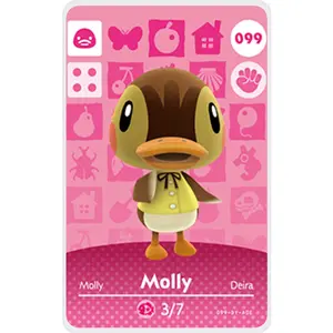 Molly - Villager NFC Card for Animal Crossing New Horizons Amiibo