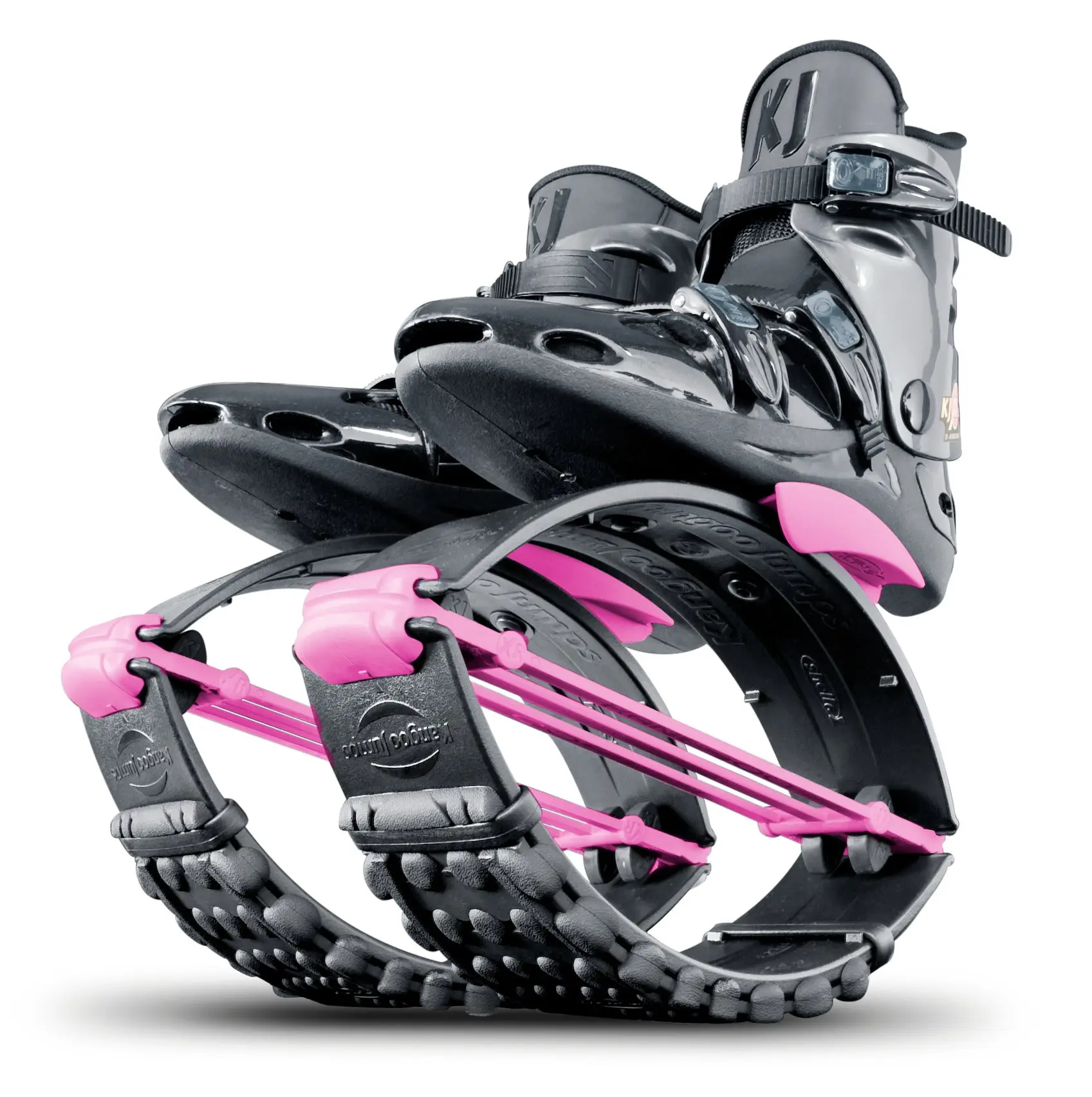Kangoo Jumps KJ-XR3se Negro Rosa Botas de rebote con envío gratis!!