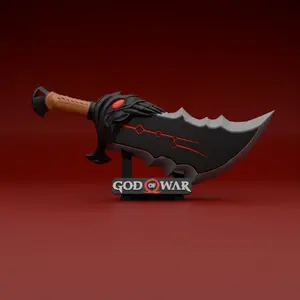 Chaos Blade Deck Box for 100 Cards God of War Kratos Inspired MTG Commander / EDH 3D Printed Card Storage dice holder