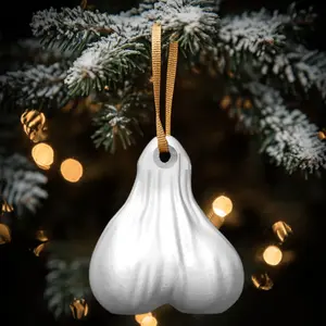 Oh Holy Ball Sack - White Christmas Ornament for Unique Holiday Decor Gift Decoration Tree