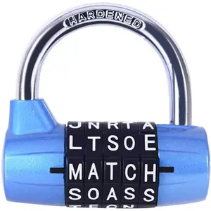 Large Extended Beam Storage Cabinet Door Handle Combination Lock Padlock Password Lock, Gym Lock, 5-Digit Combination Padlock, Security Padlock, Luggage Locker, Wardrobe, Gym Locker (blue-01)