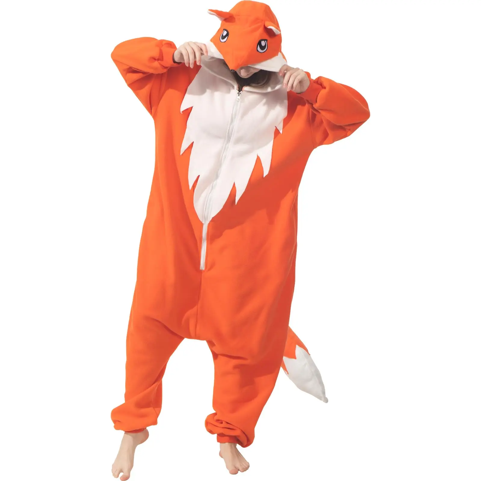Unisex Adult Animal Onesie Pajamas Halloween Christmas Cosplay Costume one-piece pajamas for Women Men Plush Unisex  Halloween Animal pajama jumpsuit fursuit lion fursuit