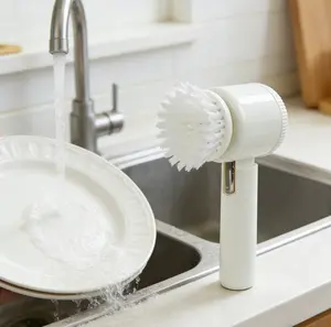 TikTok Viral Handheld Electric Cleaning Brush - Rechargeable Spin Scrubber for Bathtub, Tile Grout & Sink | Multi-Surface Power Scrubber