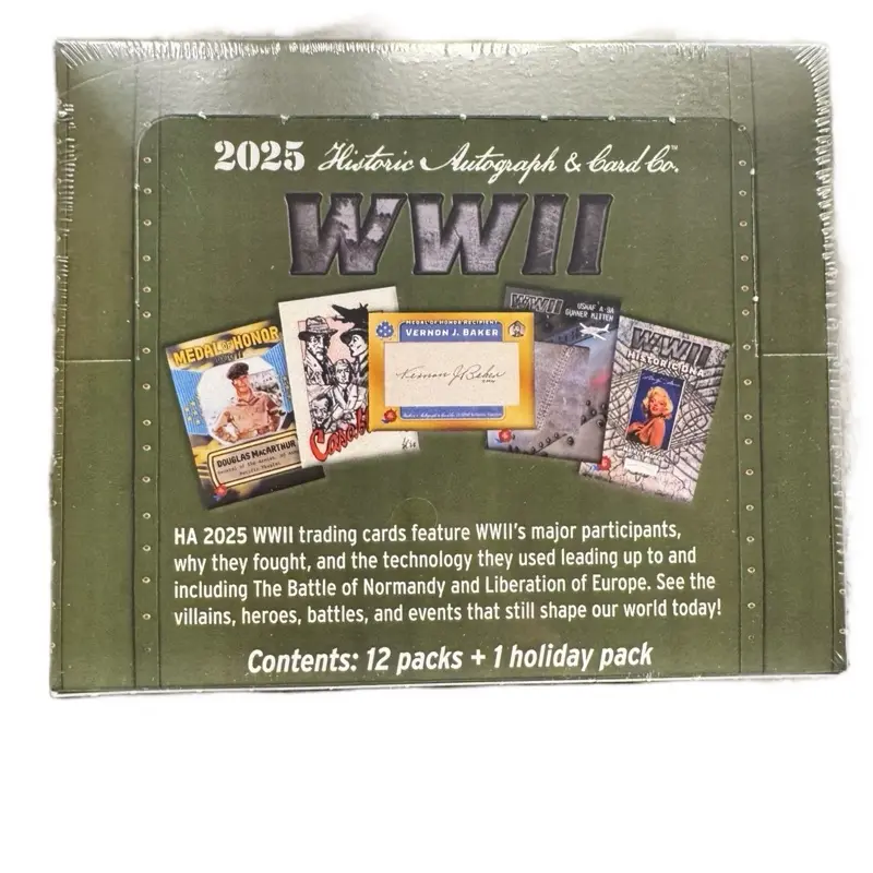 2025 Historic Autographs WW2 Hobby - includes 12 packs