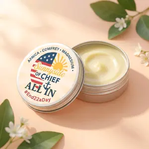 ALL IN Magnesium, Sunnyside of Chief  - Arnica, Comfrey Topical Salve with Terpenes – Hand-Crafted, Fast-Absorbing, Aromatherapy Light Scent | For Skin, Muscle Recovery, Scarring | 1oz (28g)