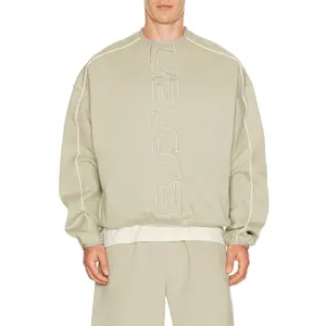 Fear of God ESSENTIALS Active Trace Modern Crewneck Sweatshirt in Seal
