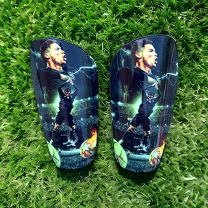 Custom shin guards, lightweight and unique designs for adults and children, size MINI, small, medium and large