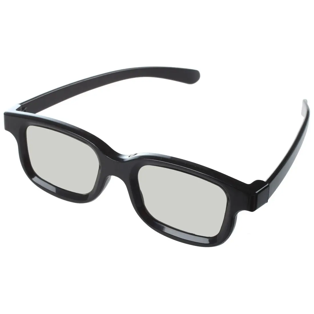 Pack Polarized 3D Glasses - 2-Pair Wearable Solid Black Plastic Frames for Adult Passive TV Viewers, 3D Movies, as Shown (Sports & Outdoor Accessories), Cinema, Watch Party, Pub, 2 Pairs, 3D Movies In Cinema