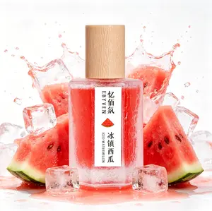Iced Watermelon Perfume - Refreshing Watermelon Scent, Light & Crisp Aroma, Cool Fruity Notes, Ideal for Summer Wear & Casual Occasions.