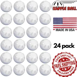 Wiffle Balls Baseballs Bulk Packaged 2 dozen