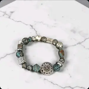 "Trina" Handmade Stylish Bead Stretch Bracelet