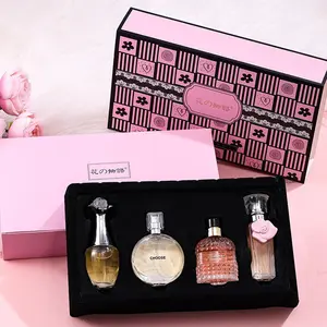 Flower of Story 4-In-1 Perfume Set, Long Lasting Light Scented, Elegant Gift Box for Women, Perfect Present for Special Occasions