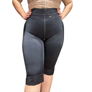 SHORT CAPRI, MC036 Con BBL Support, Discreet Front Closure, Long Capri to the Knee, 8 Varillas, Product 100% Colombiano, and Double Compression