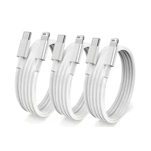 3-Pack Lightning Fast Charging Cable Cord with, 3ft & 6ft&10ft Lengths, Compatible with iPhone 14/13/12/11 Series & iPad, Durable Charging Solutions