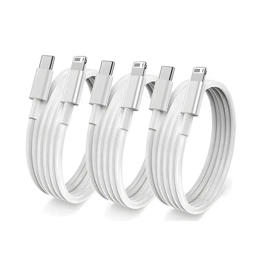 3-Pack Lightning Fast Charging Cable Cord with Fast Charging Supported, 3ft & 6ft&10ft Lengths, Compatible with iPhone 14/13/12/11 Series & iPad, Durable Charging Solutions