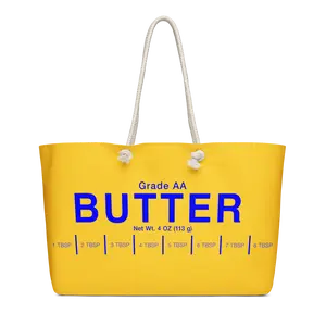 Butter Weekender Tote Bag 🧈
