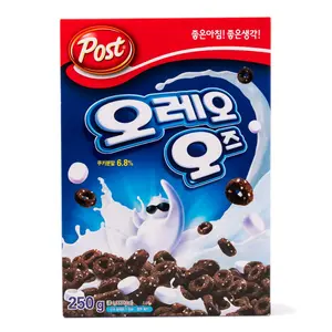 Korean Post Oreo O's Cereal 8.8 oz Korean Post Oreo O's Cereal 8.8 oz